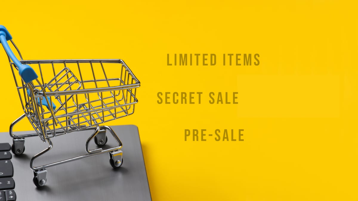 限定商品・先行販売・シークレットセール